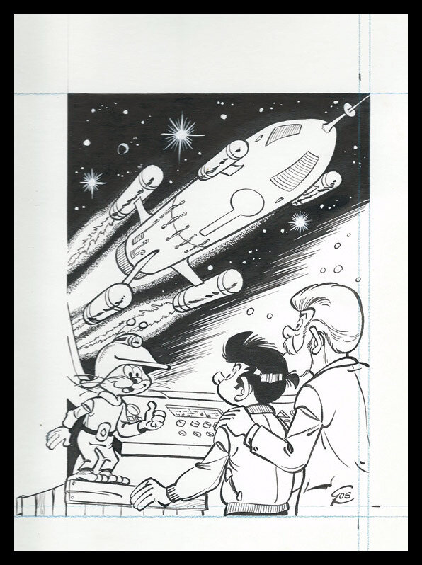 Gos, Couverture Spirou 