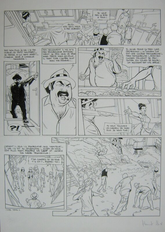 Alain Henriet, Daniel Pecqueur, Pierre Schelle, Stéphane Rosa, Golden Cup 2 - 500 mille chevaux - Comic Strip