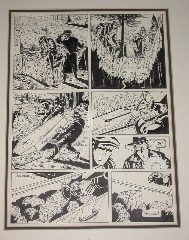 Dick HERISSON / SAVARD / L'ombre du toréro - Planche originale