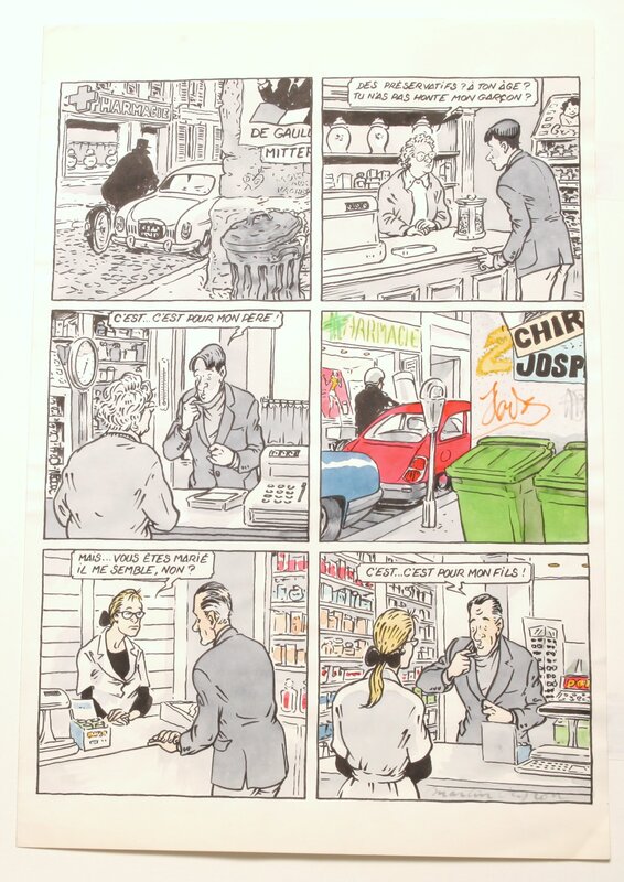 Martin Veyron, Chez le pharmacien  !! - Comic Strip