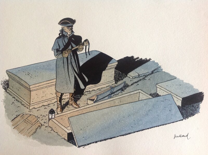 Eric by André Juillard - Original Illustration