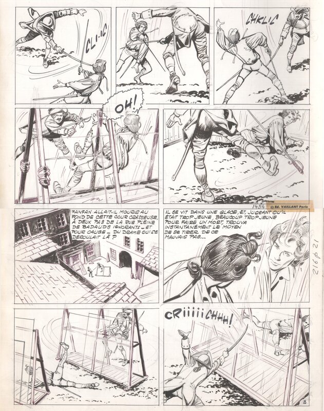 Fanfan La Tupile par Lucien Nortier, Christian Gaty, Jean Sanitas - Planche originale