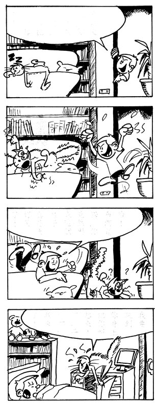 布朗夏貓 - Strip 022 by David Baran - Comic Strip