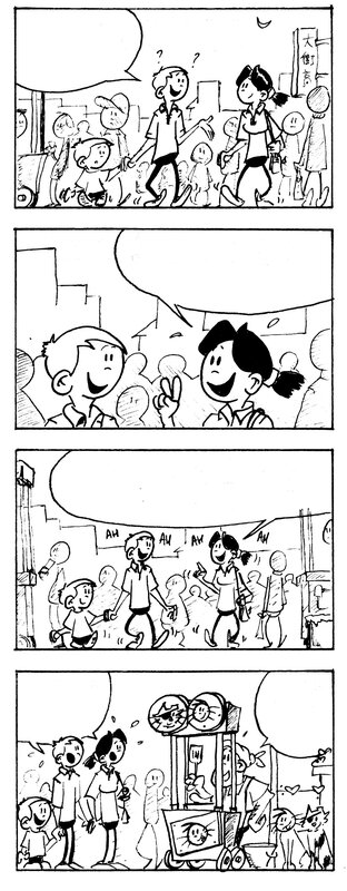 布朗夏貓 - Strip 035 by David Baran - Comic Strip
