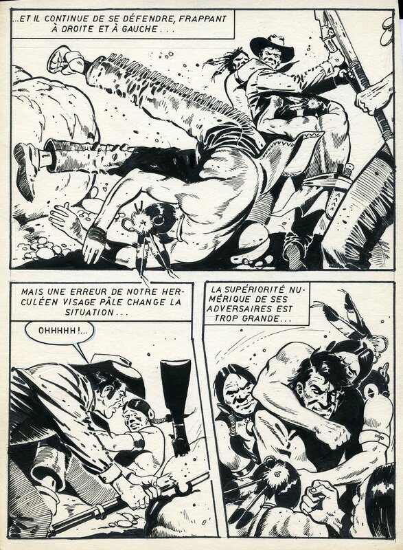 Kit CARSON ! par Antonio Mas - Planche originale