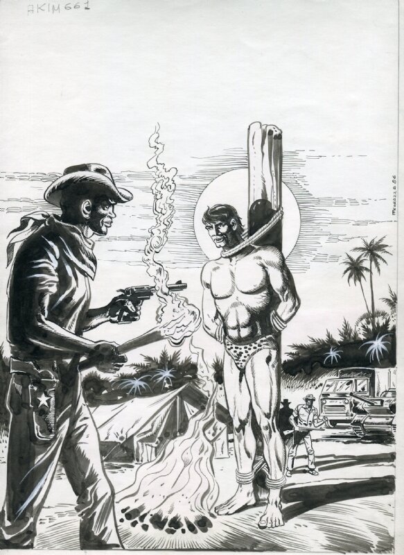 Couverture DE AKIM N° 661 PAR AUGUSTO PEDRAZZA - Original Cover