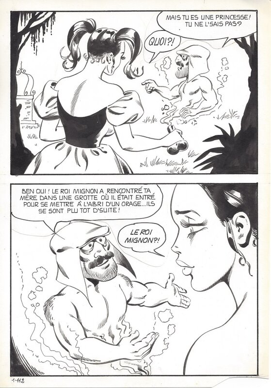 Maghella #1 P112 par Dino Leonetti - Planche originale