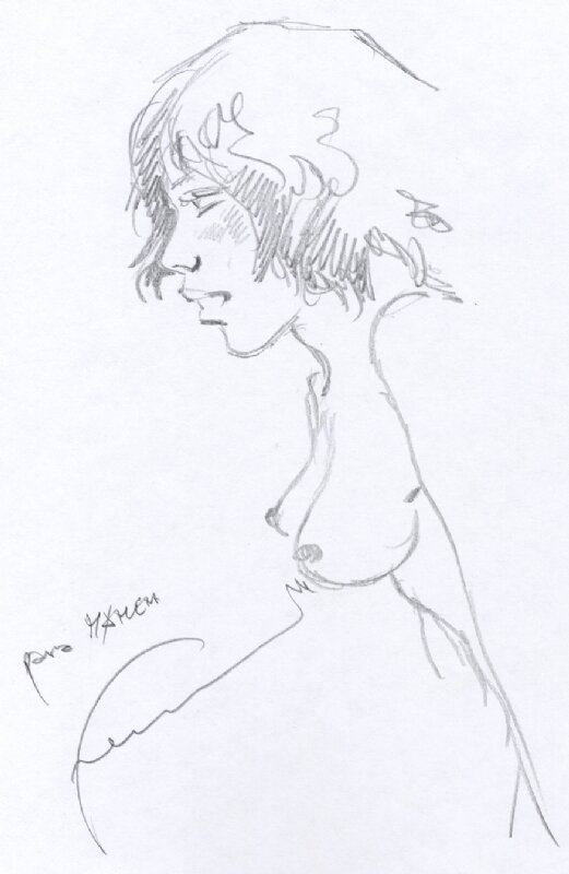 Hermann, La Chica de Ipanema. - Sketch