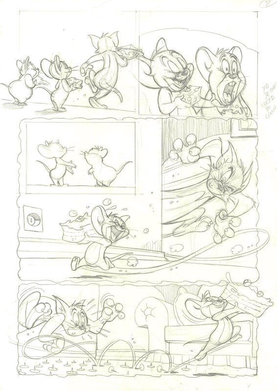 Tom&jerry (2011) par Oscar Martin - Planche originale