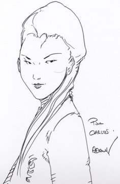 L'impératrice rouge by Philippe Adamov - Sketch