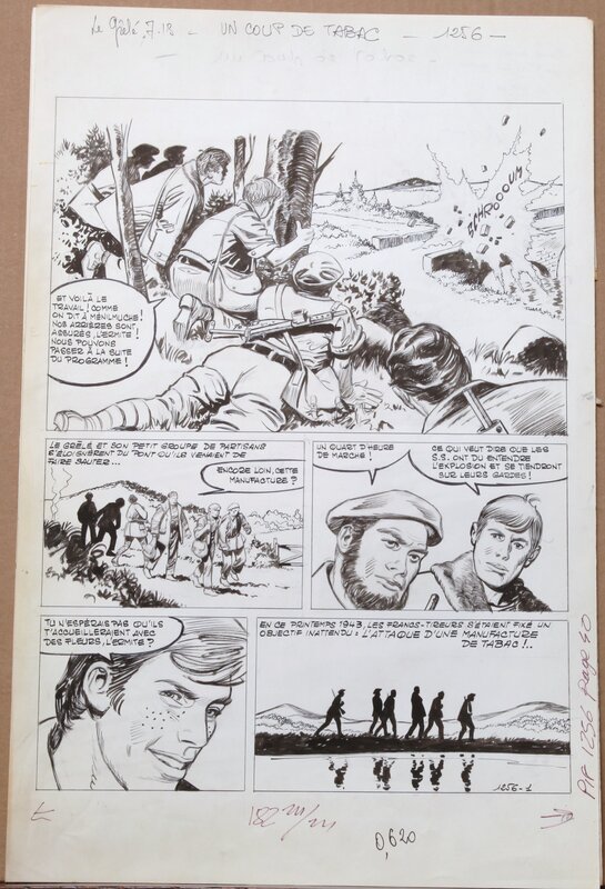 Christian Gaty, Lucien Nortier, Roger Lécureux, Coup de Tabac - LE Grêlé 7/13 - Comic Strip