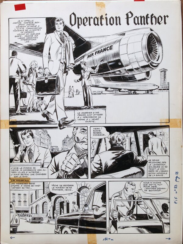 For sale - Carlo Marcello, Jean Ollivier, EN VENTE - Docteur Justice - Opération Panther !! TROISIEME HISTOIRE 1970 20 PAGES - Comic Strip