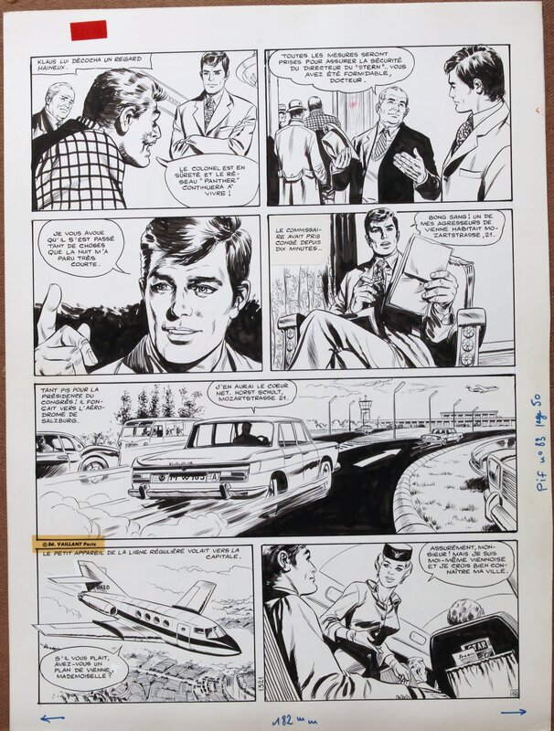For sale - Carlo Marcello, Jean Ollivier, EN VENTE Docteur Justice - Opération Panther !! TROISIEME HISTOIRE 1970 - 20 PAGES - Comic Strip