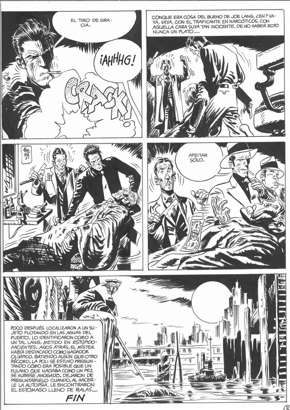 Jordi Bernet, Torpedo 1936 Dumbo pg8 - Planche originale