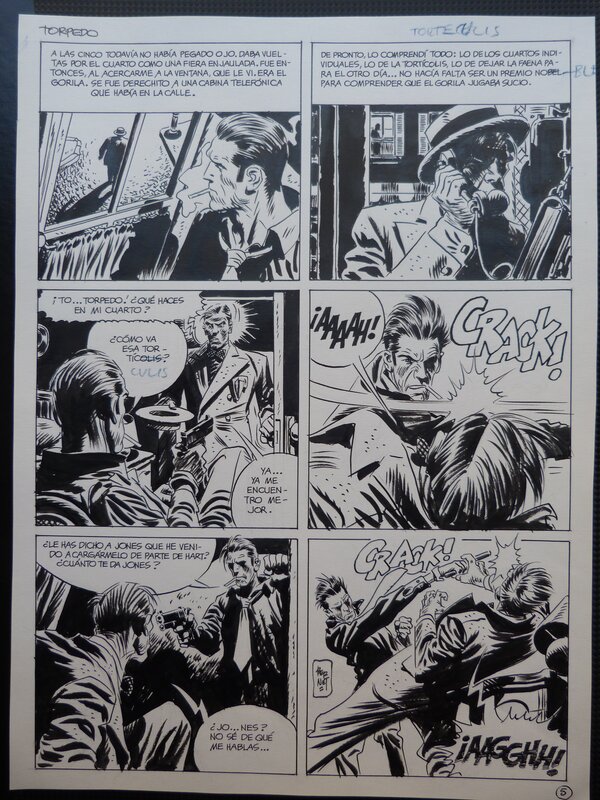 Jordi Bernet, Torpedo 1936 Érase Un Chivato pg5 - Comic Strip