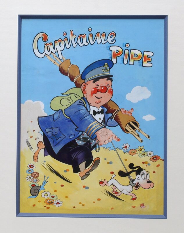 Le capitaine Pipe par Jean Trubert - Planche originale