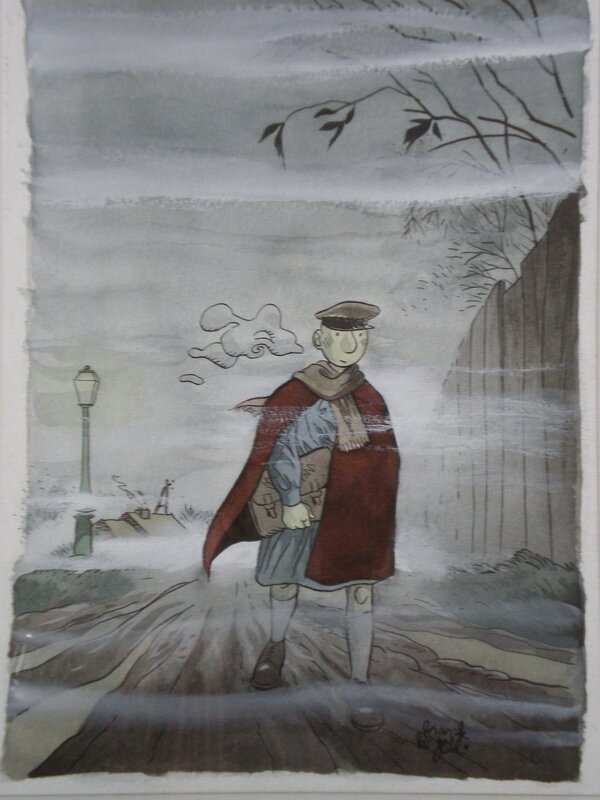 Théodore Poussin par Frank Le Gall - Illustration originale