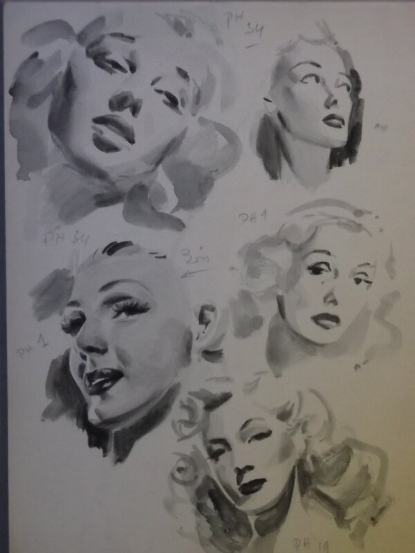 Femmes by Raymond Poïvet - Original art