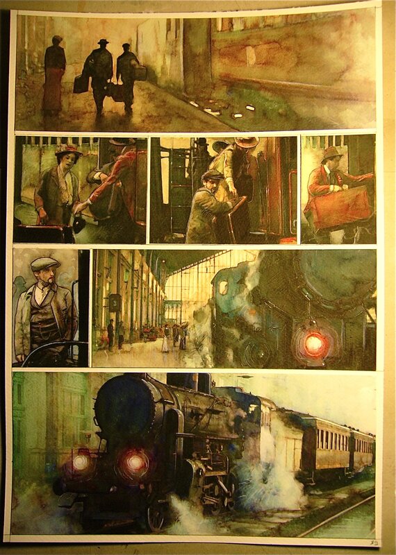 Fabrice Le Hénanff, Modigliani (Casterman 2014) - Comic Strip