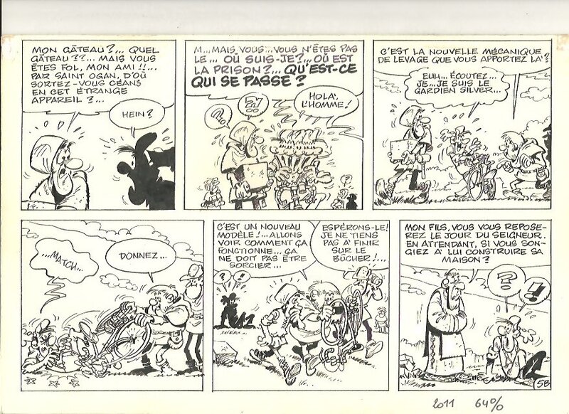 Bobo par Paul Deliège - Planche originale