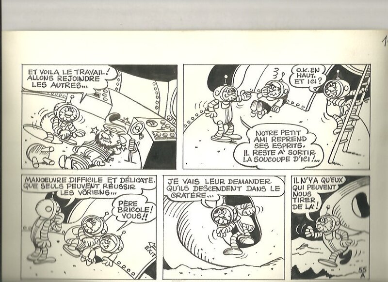 Bricole circus par Paul Deliège - Planche originale