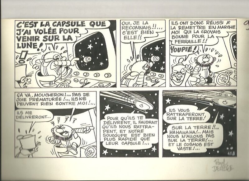 Bricole circus par Paul Deliège - Planche originale