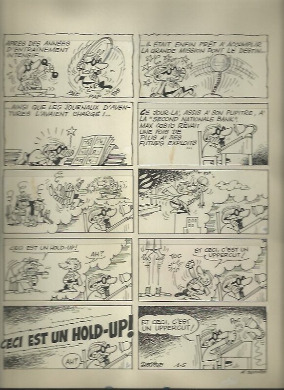 Super dingue par Paul Deliège - Planche originale