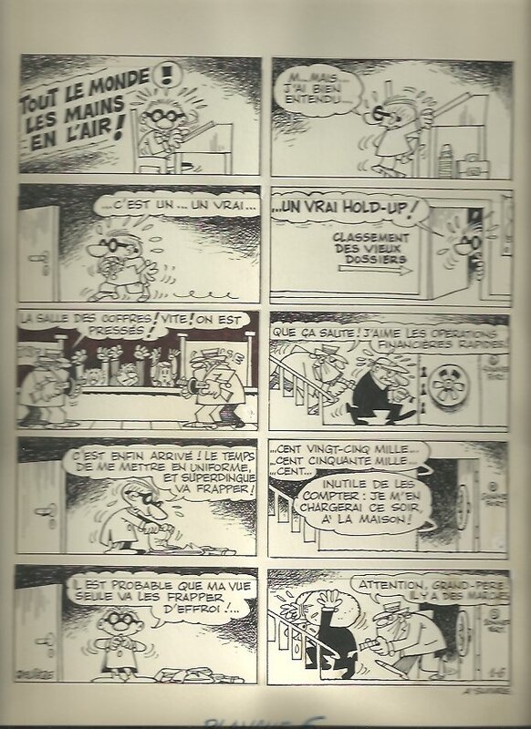 Super dingue par Paul Deliège - Planche originale