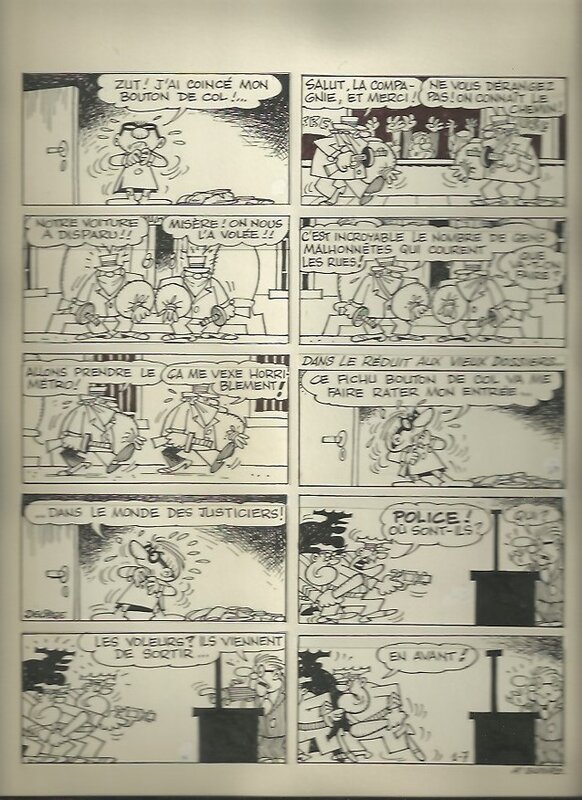 Super dingue par Paul Deliège - Planche originale