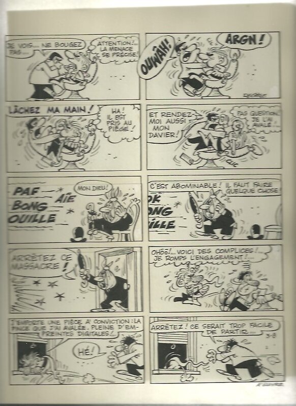 Super dingue par Paul Deliège - Planche originale