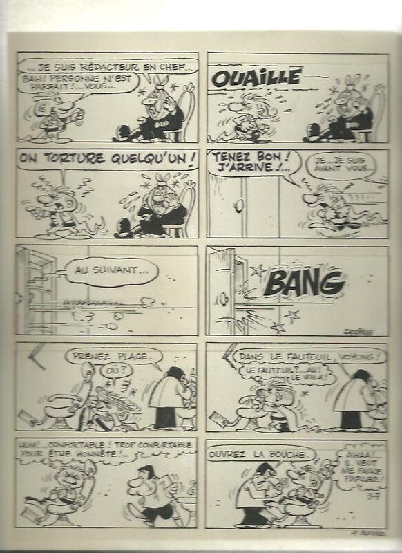 Super dingue par Paul Deliège - Planche originale