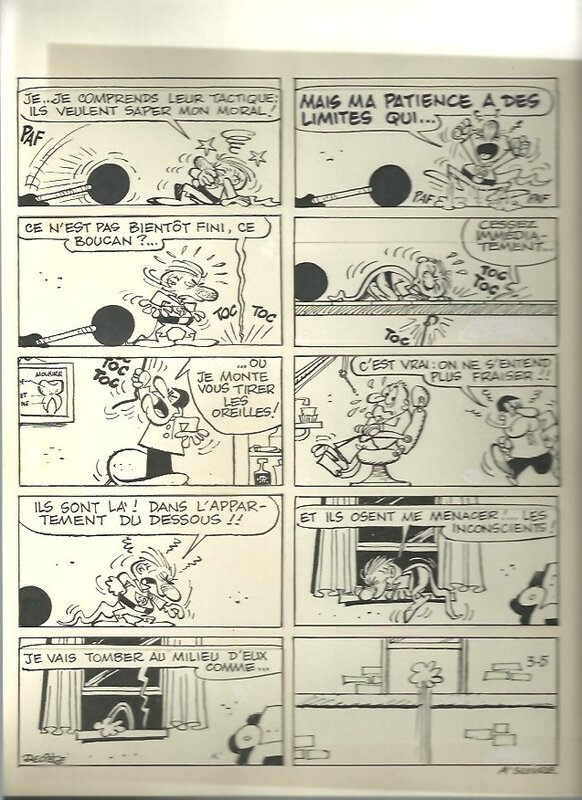 Super dingue par Paul Deliège - Planche originale