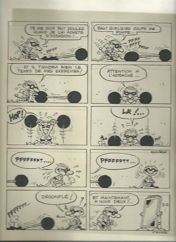 Super dingue par Paul Deliège - Planche originale