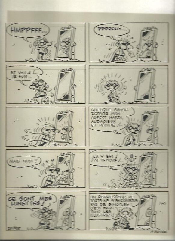 Super dingue par Paul Deliège - Planche originale