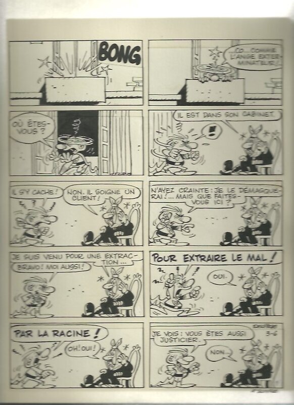 Super dingue par Paul Deliège - Planche originale