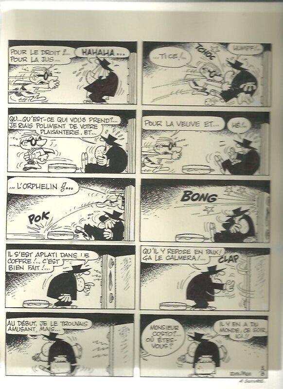 Super dingue par Paul Deliège - Planche originale