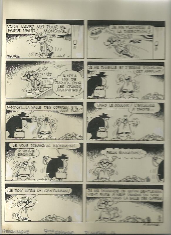 Super dingue par Paul Deliège - Planche originale