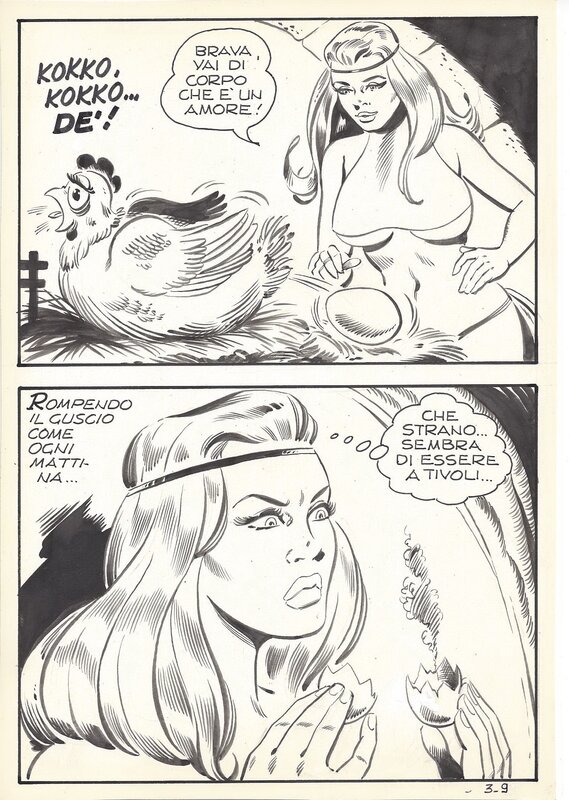 Maghella (IT) #3 P9 par Dino Leonetti - Planche originale