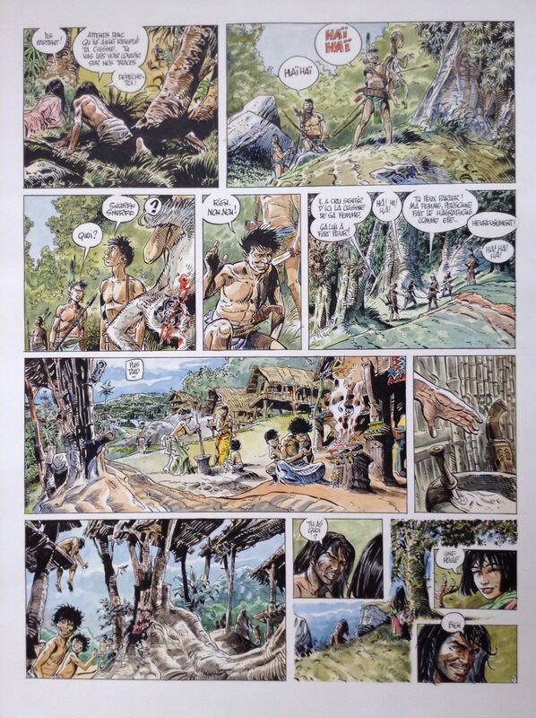Poupée d'Ivoire par Franz - Planche originale