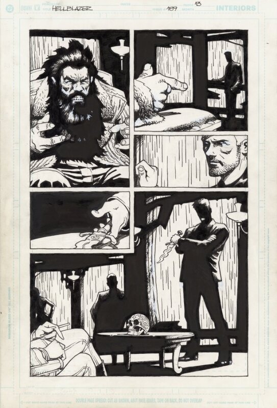 Marcelo Frusin, Hellblazer #189 Pg 13 - Comic Strip