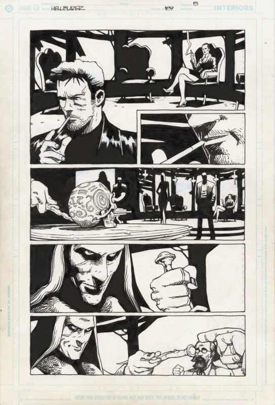 Marcelo Frusin, Hellblazer #189 Pg 8 - Planche originale