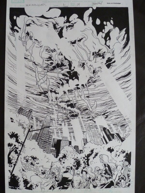 Stuart Immonen, New Avengers 2 Pg 24 - Planche originale