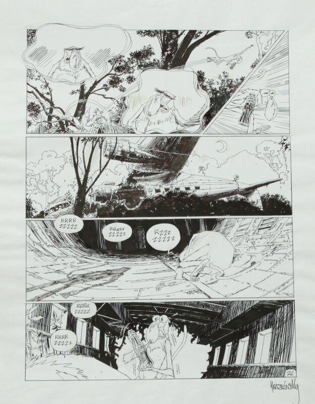 Jean-Paul Krassinsky, Le singe qui aimait les fleurs - Comic Strip