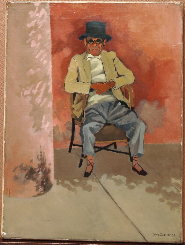 Paul léautaud - Peinture de jean Trubert -1936 - Planche originale