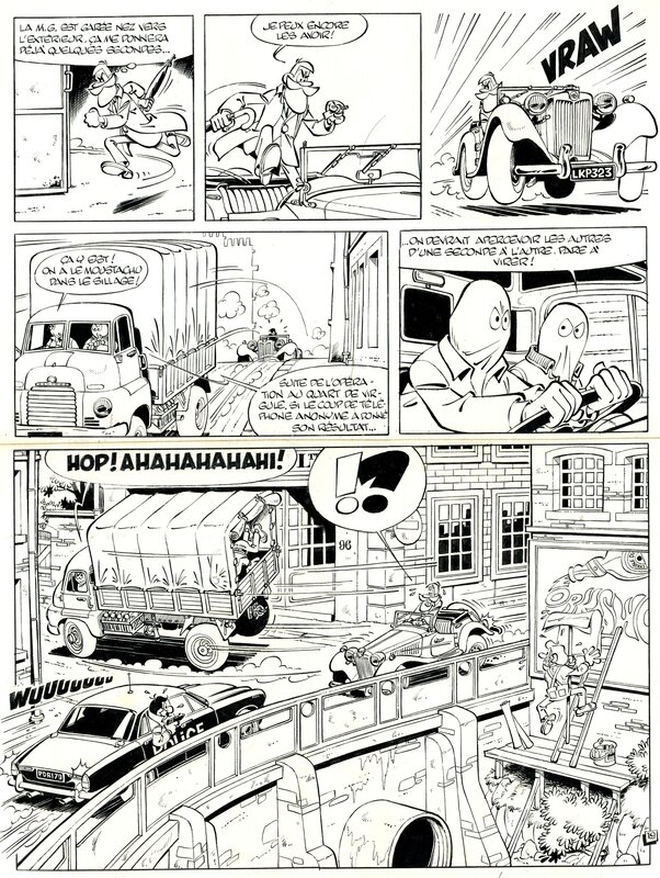 Turk, Clifton : Le voleur qui rit (planche) - Comic Strip