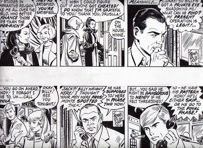 Frank Bolle, Winnie Winkle - 30 novembre/1 décembre 1988 - Comic Strip