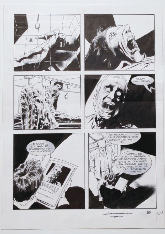 Dylan DOG par Giampiero Casertano - Planche originale