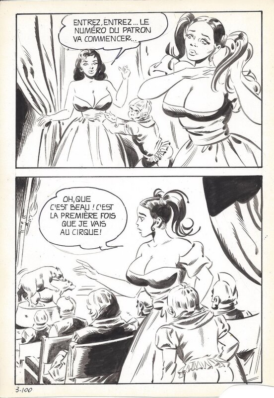 Maghella #3 P100 par Dino Leonetti - Planche originale