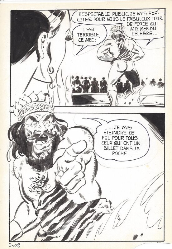 Maghella #3 P102 par Dino Leonetti - Planche originale