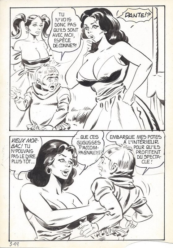 Maghella #3 P99 by Dino Leonetti - Comic Strip